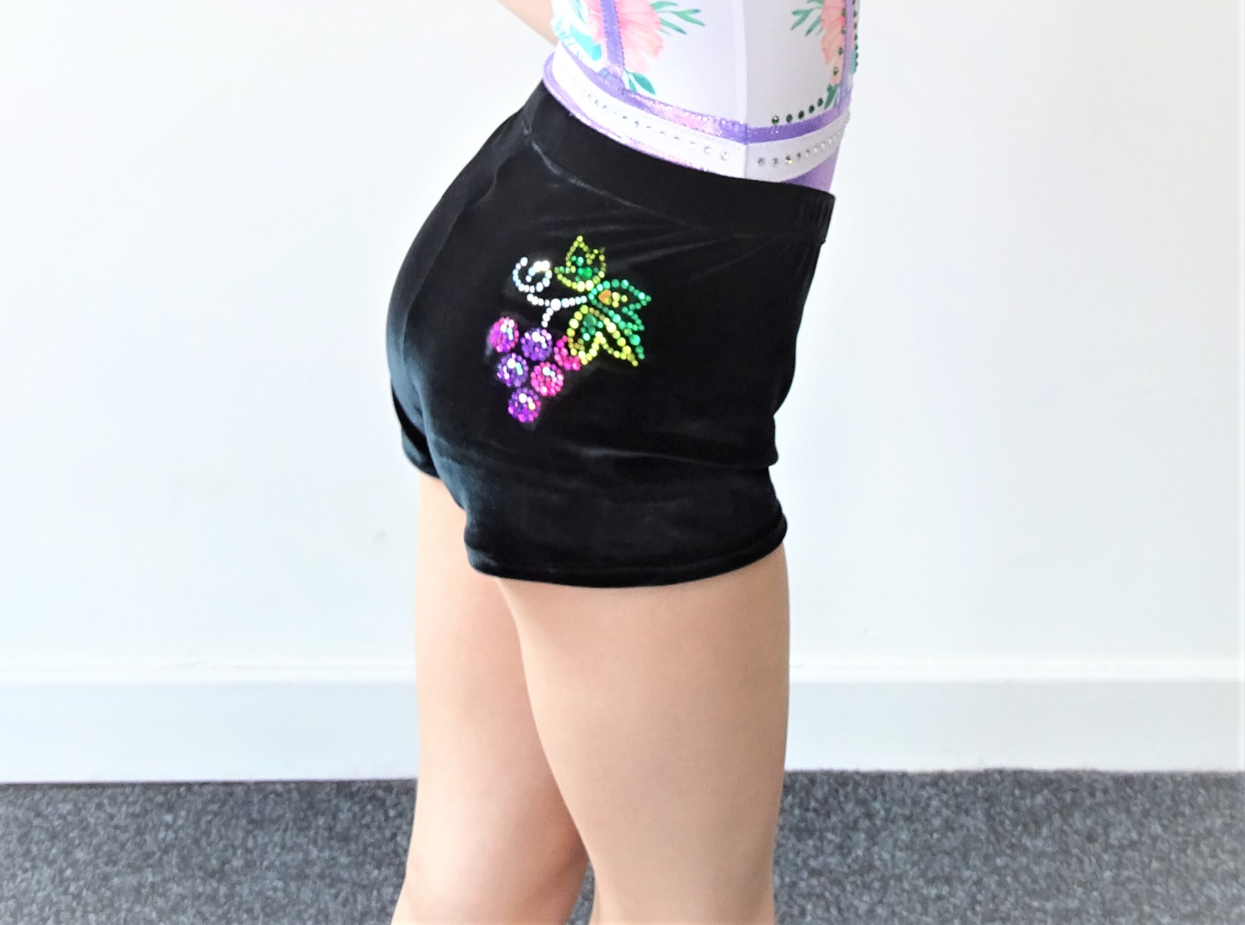 Grapes Motif Shorts
